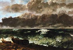 Gustave Courbet The Stormy Sea(or The Wave Germany oil painting art